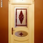 www.vitraliiartistice.ro vitralii cristale rosii Usi de interior geamuri vitralii 1