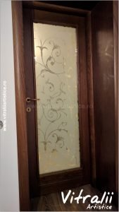 Sticla Sablata. Usi de interior. Geamuri decorative. Vitraliiartistice 6