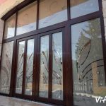 Geamuri Sablate Colorate Usi de exterior 10