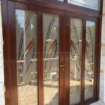 Geamuri Sablate Colorate Usi de exterior 13