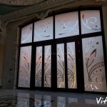 Geamuri Sablate Colorate Usi de exterior 6